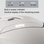Inphic DR6 2.4G Wireless + Bluetooth 5.0/4.0 Tri-mode Charging Mute Office Gaming Computer Mouse - Image 10