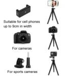 Octopus Fish Silicone Camera Tripod Desktop Folding Stand - Image 7