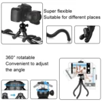 Octopus Fish Silicone Camera Tripod Desktop Folding Stand - Image 4