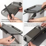 No Punching TV Set-top Box Adjustable Storage Shelf Monitor Computer Screen Holder Router Hanger - Image 10