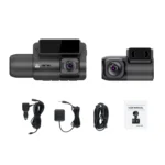 M700A 3 Channels Car Recorder 4K UHD Front+1080P Inside+2K Rear+GPS+WIFI Dash Cam - Image 12