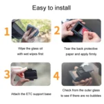 Automotive Removable ETC Slide Bracket Car Anti-Drop Holder - Image 7