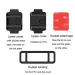 Car Removable Cardless ETC Slide Bracket Automotive Anti-Drop Holder - Image 4