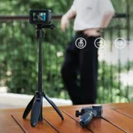 TELESIN Mini Selfie Stick Quick Release Tripod 15-40cm Adjustable Bracket For Sports Camera - Image 2