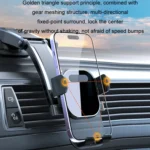 Car Suction Cup Dashboard Automatic Lock Mobile Phone Holder - Image 2