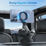 TELESIN Magnetic Suction Car Phone Mount 360 Degree Rotation Phone Holder - Image 3
