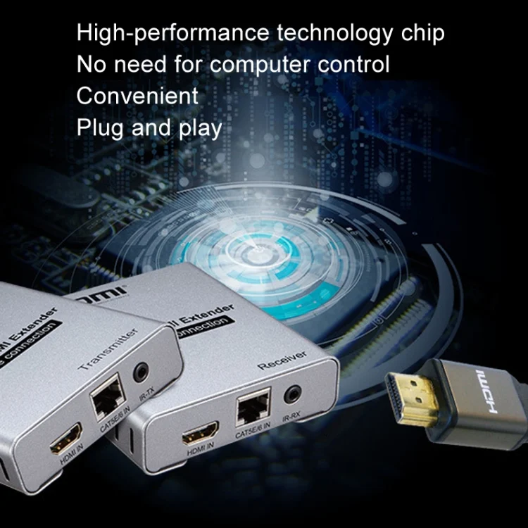 TBD06052299_B11.webp HDMI Single Cable 120m Transmitter / Receiver Extender 4K HD Transmitter - Image 12