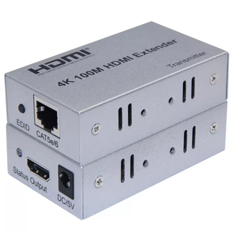 HDMI To RJ45 Single Ethernet Cable 100m Extender 4K HD Cable Signal Amplifier