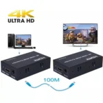 HDMI To RJ45 Single Ethernet Cable 100m Extender 4K HD Cable Signal Amplifier - Image 3