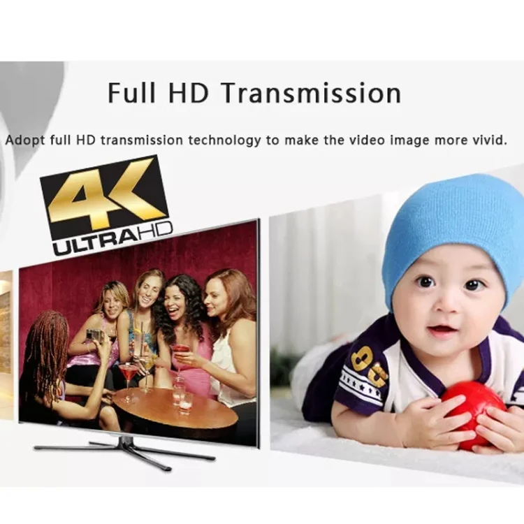 TBD06052323_B2.webp HDMI To RJ45 Single Ethernet Cable 60m Extender 4K HD Cable Signal Amplifier, Transmitter+Receiver - Image 3