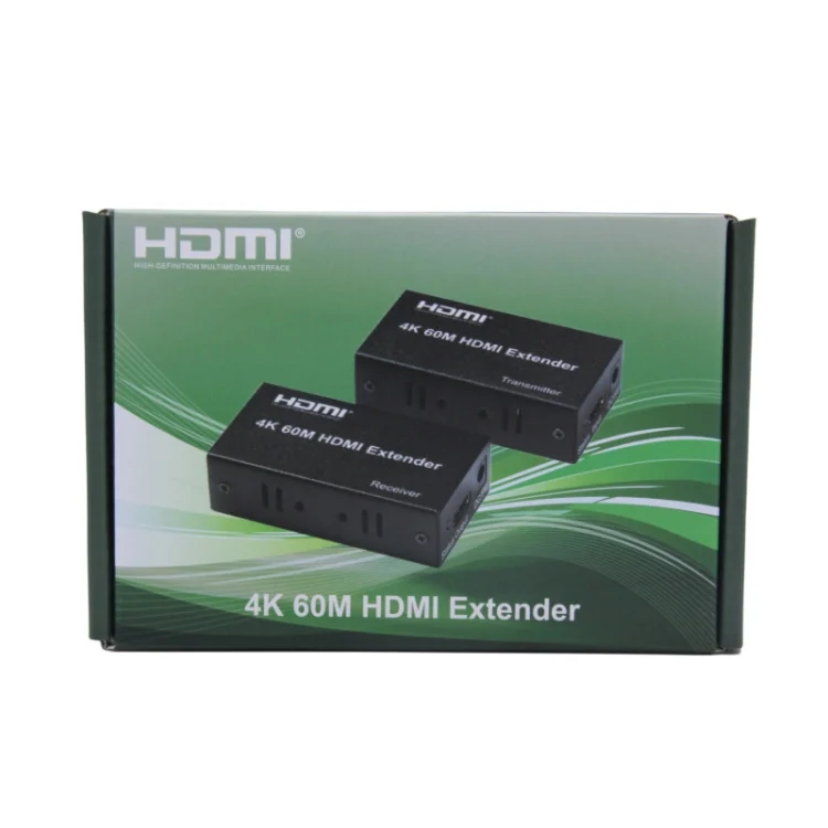 TBD06052323_B3.webp HDMI To RJ45 Single Ethernet Cable 60m Extender 4K HD Cable Signal Amplifier, Transmitter+Receiver - Image 4