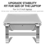 Desktop Aluminum Alloy Heightened Heat Dissipation Laptops Stand - Image 5
