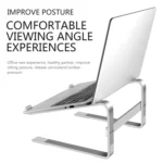 Desktop Aluminum Alloy Heightened Heat Dissipation Laptops Stand - Image 6