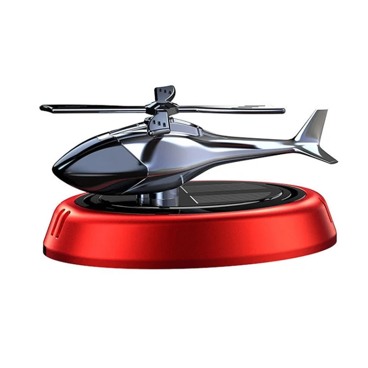 Car-Mounted Solar Rotating Airplane Aromatherapy Ornaments