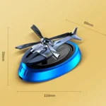 Car-Mounted Solar Rotating Airplane Aromatherapy Ornaments - Image 3