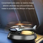 Car-Mounted Solar Rotating Airplane Aromatherapy Ornaments - Image 4
