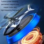 Car-Mounted Solar Rotating Airplane Aromatherapy Ornaments - Image 5