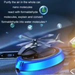 Car-Mounted Solar Rotating Airplane Aromatherapy Ornaments - Image 6
