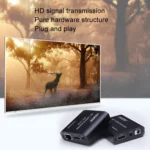 HDMI To RJ45 120m Single Network Cable 4K HD Network Extender, Receiver+Transmitter - Image 6