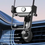 Car Air Outlet Mobile Phone Holder Automatic Lock Snap-on Navigation Holder - Image 6