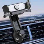 Car Air Outlet Mobile Phone Holder Automatic Lock Snap-on Navigation Holder - Image 8