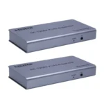 KVM 120m 4K HD Extender Computer Mouse Keyboard HDMI Single Ethernet Cable Transmitter + Receiver
