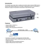 KVM 120m 4K HD Extender Computer Mouse Keyboard HDMI Single Ethernet Cable Transmitter + Receiver - Image 4
