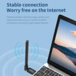 COMFAST CF-940F  300Mbps WiFi6 USB Adapter 2.4GHz WiFi Antena Wireless Network Card - Image 9