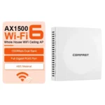 COMFAST CF-E591AX 1500Mbps Dual-Band WiFi6 In-Wall AP Supports 48V POE Power Supply - Image 2