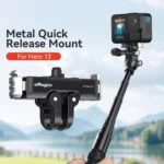 For GoPro HERO13 Black aMagisn Metal Magnetic Quick Release Base Dual Interface Adapter - Image 2
