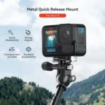 For GoPro HERO13 Black aMagisn Metal Magnetic Quick Release Base Dual Interface Adapter - Image 3
