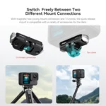 For GoPro HERO13 Black aMagisn Metal Magnetic Quick Release Base Dual Interface Adapter - Image 7