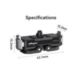 For GoPro HERO13 Black aMagisn Metal Magnetic Quick Release Base Dual Interface Adapter - Image 9
