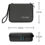 TELESIN Sports Camera Accessories Storage Bag For GoPro HERO / DJI Action / Insta360 etc. - Image 10