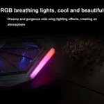 YL-017 2-Fans RGB Lighting Effect Silent Adjustable Speed Laptop Cooling Stand - Image 7