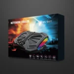 YL-017 2-Fans RGB Lighting Effect Silent Adjustable Speed Laptop Cooling Stand - Image 10