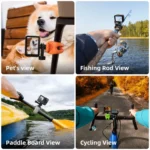 TELESIN Action Camera Mount Silicone Adjustable Mini Flexible Bracket For GoPro HERO / Insta360 / DJI Action Camera - Image 5