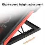 NUOXI X100 11-Fans LED Screen Adjustable Laptop Radiator Cooling Rack - Image 3