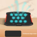 NUOXI X100 11-Fans LED Screen Adjustable Laptop Radiator Cooling Rack - Image 4