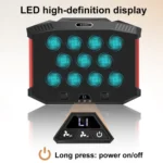 NUOXI X100 11-Fans LED Screen Adjustable Laptop Radiator Cooling Rack - Image 5