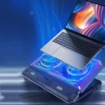 NUOXI C300 Dual-fans RGB Light Adjustable Laptop Radiator Lifting and Folding Cooling Stand - Image 11