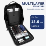 Ozuko Business Laptop USB Backpack Men Schoolbag - Image 5