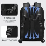Ozuko Business Laptop USB Backpack Men Schoolbag - Image 9