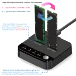 SSD Copy Machine M.2 SATA/NVME Mutual Copy Clone Online Read / Write HDD Enclosure - Image 6