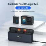 For GoPro HERO13 Black aMagisn Battery Charging Box Triple Slot Charging Case - Image 2