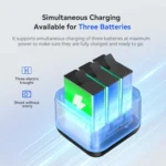 For GoPro HERO13 Black AMagisn Battery Charger Charging Seat - Image 3