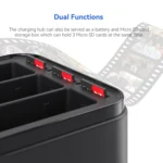 For GoPro HERO13 Black AMagisn Battery Charger Charging Seat - Image 6