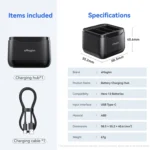 For GoPro HERO13 Black AMagisn Battery Charger Charging Seat - Image 9