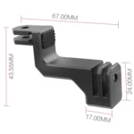 Vertical Mount Adapter for GoPro HERO12 Black / 11 Black / 10 Black / 9 Black - Image 5