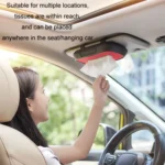 Car Sun Visor Hanging Sunroof Seat Back Tissue Box - Image 11